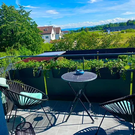 Charming Loft Ferienwohnung Bodensee Meckenbeuren Exterior photo